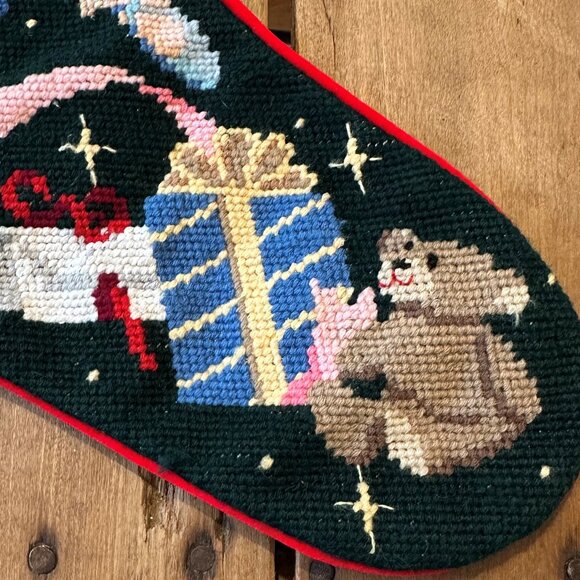 RARE Nutcracker Ballet Needlepoint Stocking CLARA - Picture 4 of 8